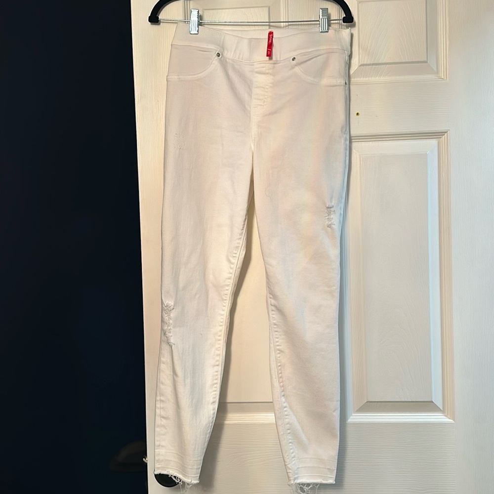 Spanx White Skinny Jeans